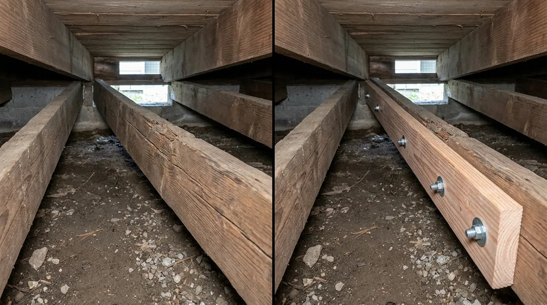 Sagging Floors in Old Tacoma Homes: Moisture Problems, Fixes and Real Costs